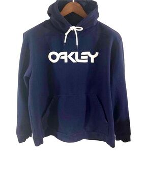 Oakley Men's Navy Blue Hoodie Size XL